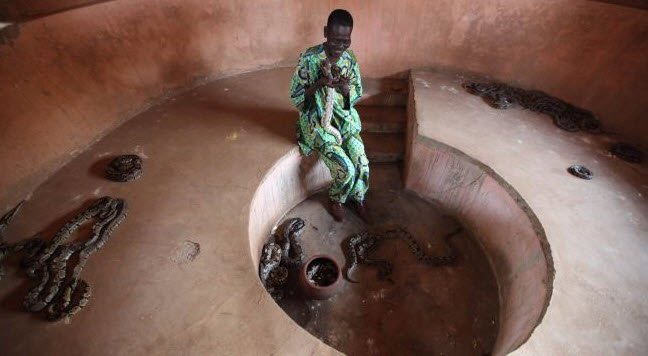 Temple of Pythons, Ouidah, Benin